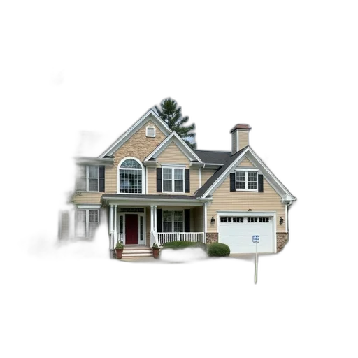 building, 3d render, photorealistic, concept art transparent PNG cut-out