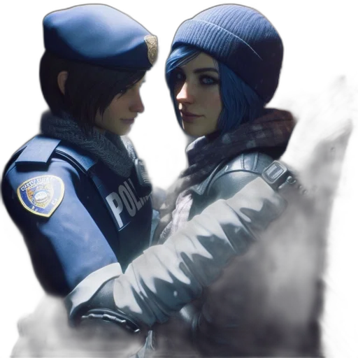 jacket, robot, face, concept art transparent PNG cut-out