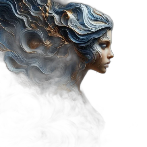 hair, mask, face, crown transparent PNG cut-out