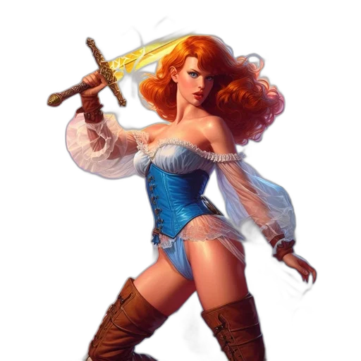 staff, sword, weapon, fantasy art transparent PNG cut-out