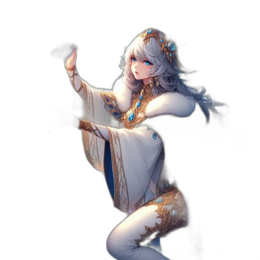 staff, dress, dragon, jewelry transparent PNG cut-out