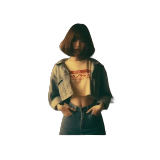 jacket, dress, face, hat transparent PNG cut-out