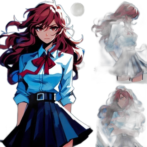 jacket, dress, concept art, anime transparent PNG cut-out