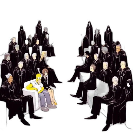 staff, cartoon, concept art, city street transparent PNG cut-out