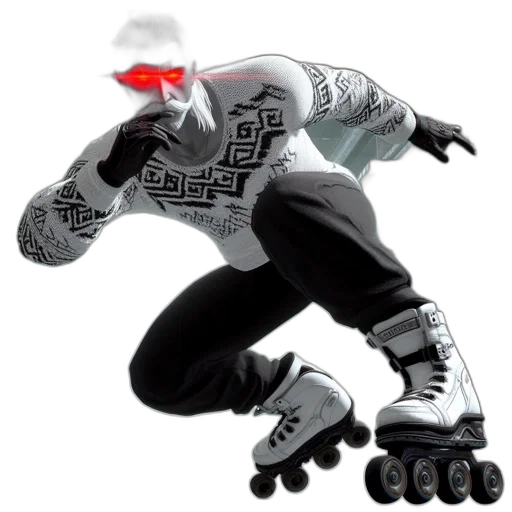 robot, jacket, 3d render, concept art transparent PNG cut-out