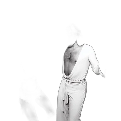 dress, mask, staff, face transparent PNG cut-out
