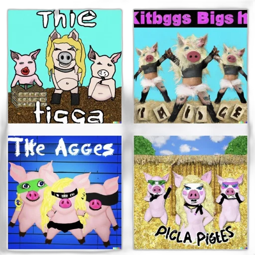concept art, four, images, feature transparent PNG cut-out