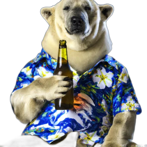 animal, jacket, dress, bottle transparent PNG cut-out