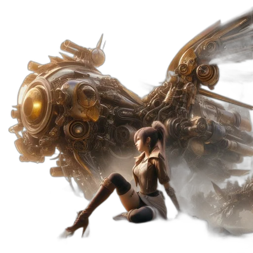robot, weapon, creature, concept art transparent PNG cut-out