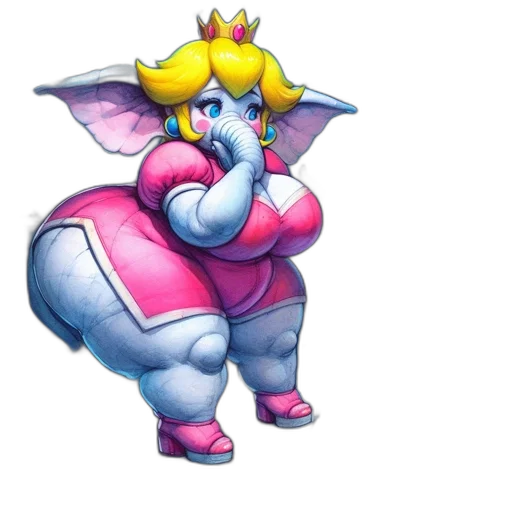 animal, dress, crown, staff transparent PNG cut-out