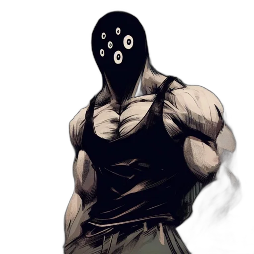 mask, face, creature, weapon transparent PNG cut-out