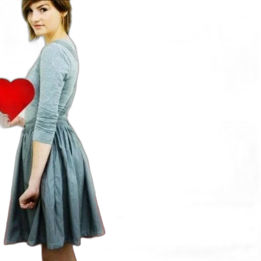 dress, concept art, photorealistic, 3d render transparent PNG cut-out