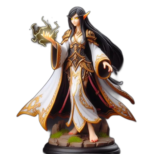 staff, fantasy art, concept art, 3d render transparent PNG cut-out