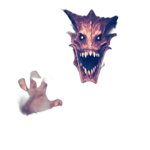 creature, mask, dragon, animal transparent PNG cut-out