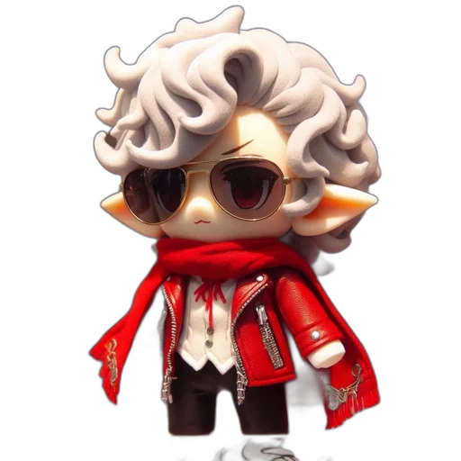 concept art, red, collectible, anime transparent PNG cut-out