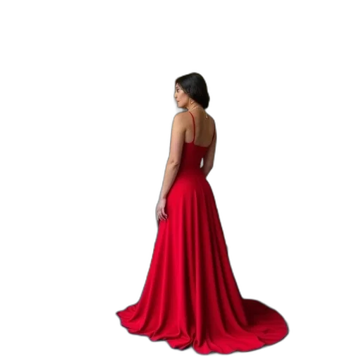 dress, jewelry, photorealistic, 3d render transparent PNG cut-out