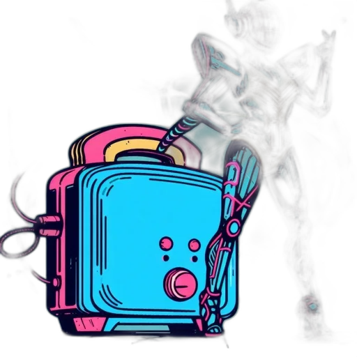 robot, staff, weapon, animal transparent PNG cut-out
