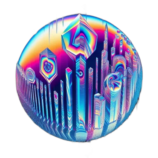 umbrella, jacket, crown, vaporwave transparent PNG cut-out