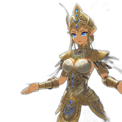 fantasy art, concept art, 3d render, pixel art transparent PNG cut-out