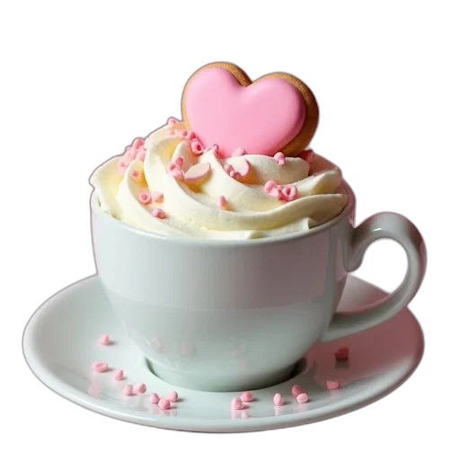 food, 3d render, photorealistic, cup transparent PNG cut-out