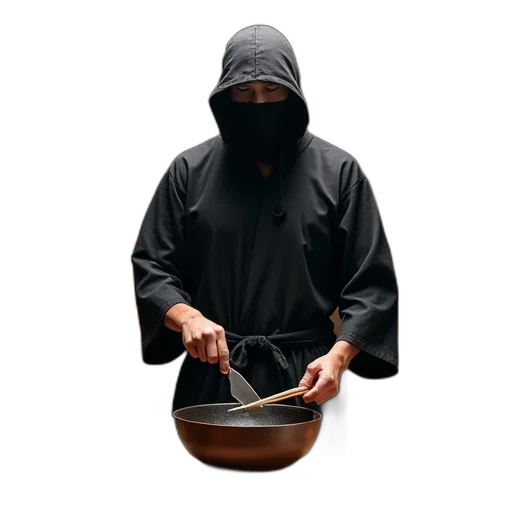 staff, jacket, mask, food transparent PNG cut-out