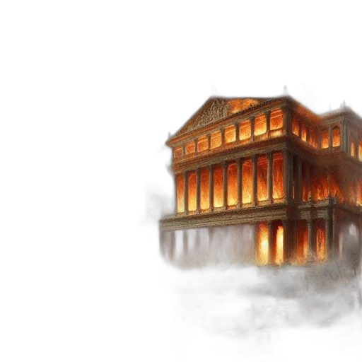 building, concept art, photorealistic, watercolor transparent PNG cut-out