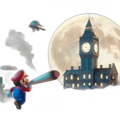 concept art, fantasy art, 3d render, pixel art transparent PNG cut-out