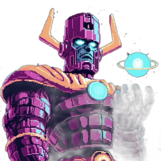 robot, concept art, comic book art, pixel art transparent PNG cut-out