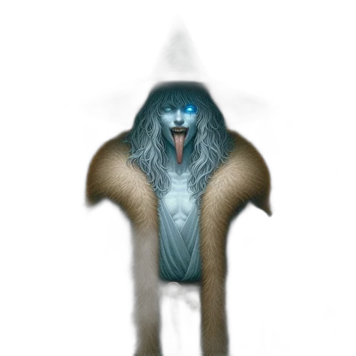 creature, mask, staff, face transparent PNG cut-out