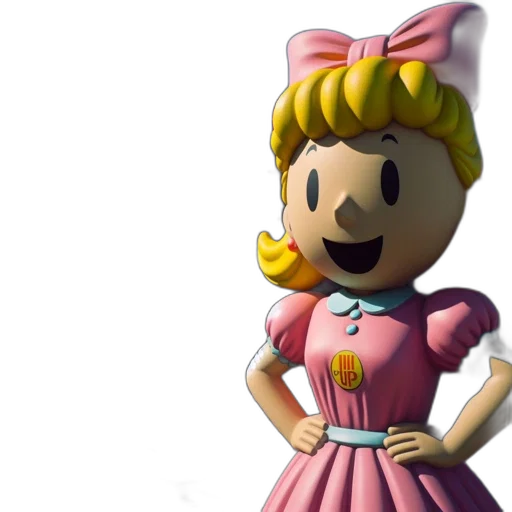 dress, crown, staff, face transparent PNG cut-out