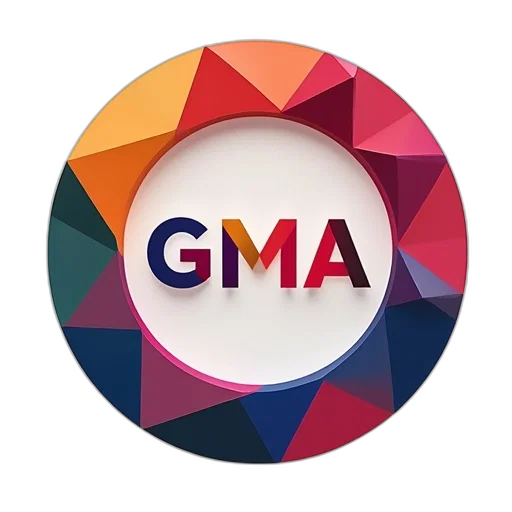 new, gma, logo, top transparent PNG cut-out