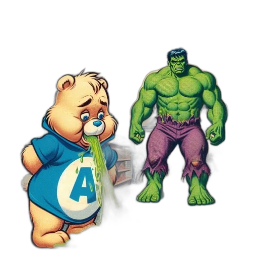 animal, comic book art, concept art, 3d render transparent PNG cut-out