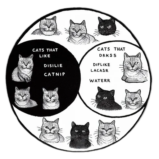 venn, diagram, featuring, concentric transparent PNG cut-out