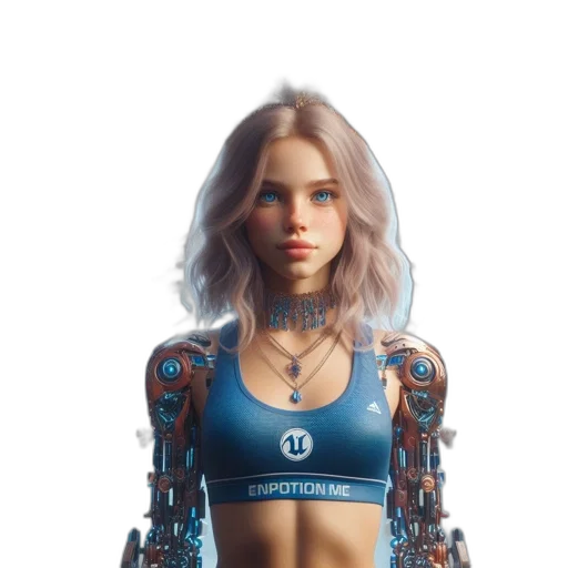 robot, jacket, dress, concept art transparent PNG cut-out