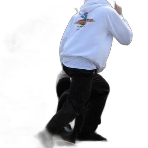 creature, jacket, staff, shoes transparent PNG cut-out