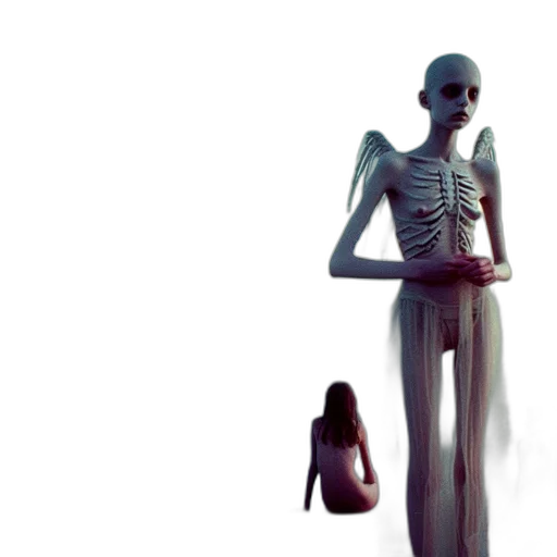 robot, dress, creature, shoes transparent PNG cut-out