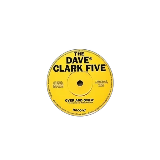 vinyl, record, yellow, label transparent PNG cut-out