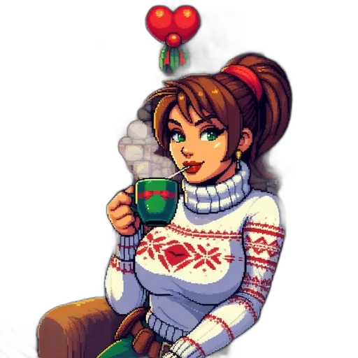 pixel art, concept art, fantasy art, vaporwave transparent PNG cut-out