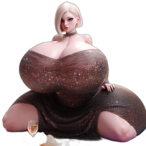 dress, bottle, food, robot transparent PNG cut-out