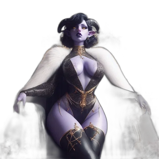 dress, fantasy art, concept art, comic book art transparent PNG cut-out