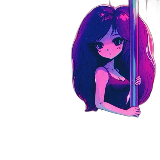 dress, umbrella, hair, sword transparent PNG cut-out
