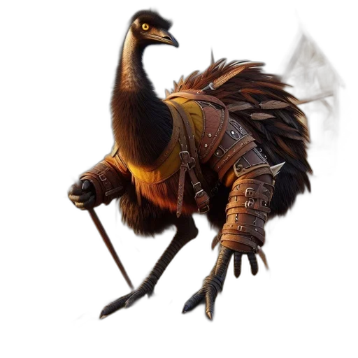 animal, creature, dragon, staff transparent PNG cut-out