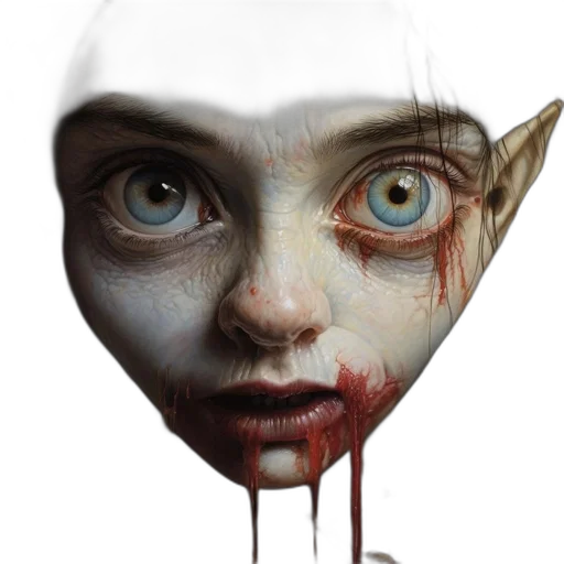 mask, face, creature, concept art transparent PNG cut-out