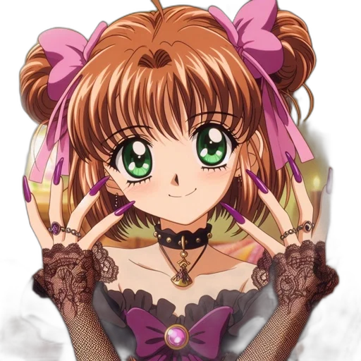 jewelry, staff, anime, cartoon transparent PNG cut-out