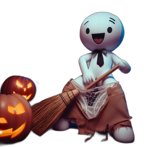 robot, staff, creature, concept art transparent PNG cut-out