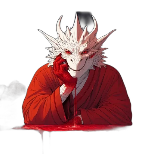 dragon, mask, staff, creature transparent PNG cut-out