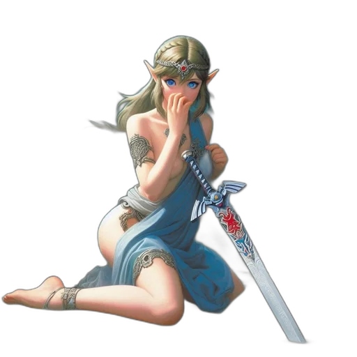 sword, weapon, staff, dress transparent PNG cut-out