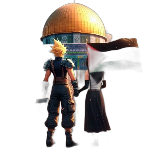 weapon, staff, hat, mask transparent PNG cut-out