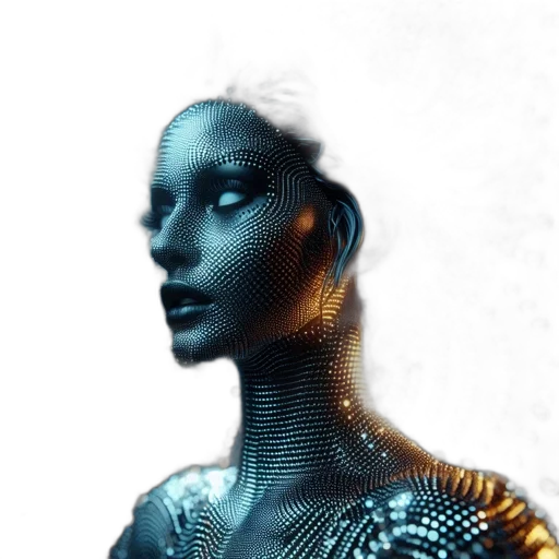 robot, jewelry, dress, creature transparent PNG cut-out