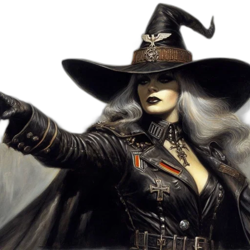 hat, staff, fantasy art, concept art transparent PNG cut-out